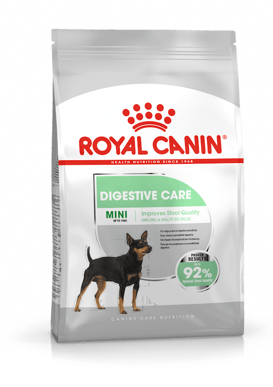 ROYAL CANIN® Mini Digestive Care Sausā barība maza izmēra suņiem gremošanas veselībai, 1kg