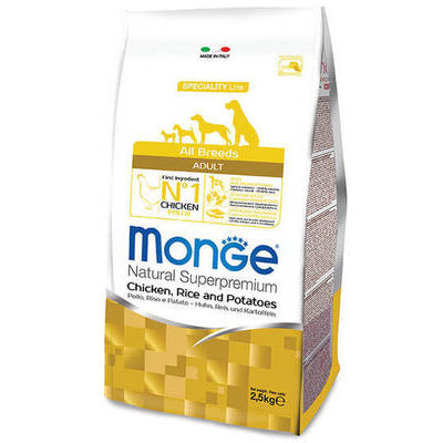 MONGE ALL BREEDS Adult Chicken, Rice and Potatoes 2,5 kg
