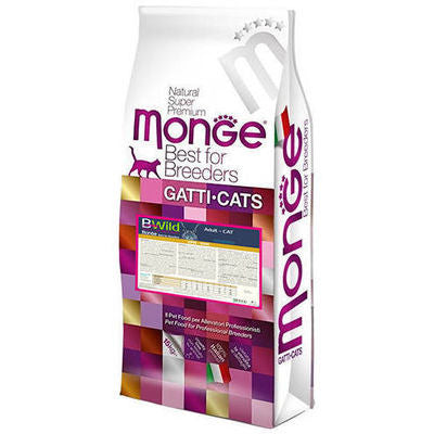 MONGE BWild Cat Hare 10 kg Dry Food for Cats