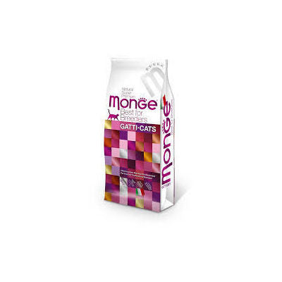 MONGE BWild Cat Large Breed Buffalo with Potatoes and Lentils 10 kg - barība kaķiem