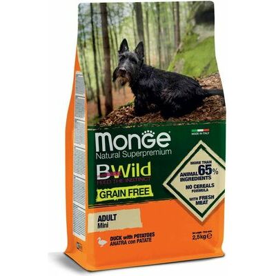 MONGE BWILD GF MINI with Duck & Potatoes 2,5 kg