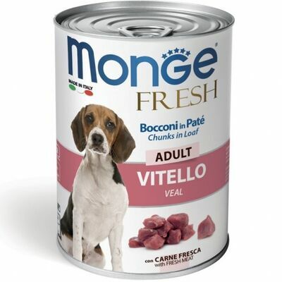 Monge Fresh Chunks ADULT with Veal 400 g