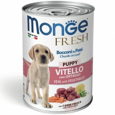 Monge Fresh Chunks PUPPY with Veal & Vegetables 400 g