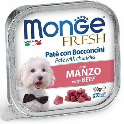 Monge Fresh pate with Beef 100 g Wet Cat Food