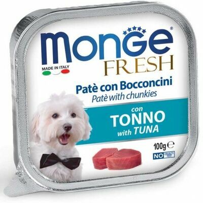 Monge Fresh pate with Tuna 100 g Wet Dog Food