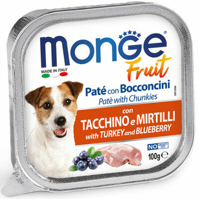 Monge Fruit Turkey and Blueberry 100 g Wet Dog Food
