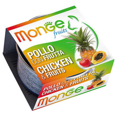 Monge Fruits Chicken & Fruits 80 g Wet Cat Food