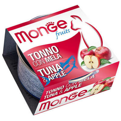 Monge Fruits Tuna & Apple 80 g Wet Cat Food
