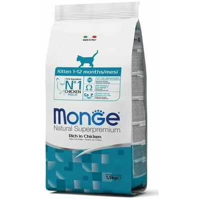 MONGE Kitten 0,4 kg Natural Superpremium Dry Cat Food