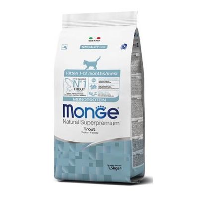 MONGE Kitten Monoprotein Trout 1,5 kg