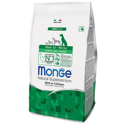 MONGE MAXI Puppy & Junior 12 kg Dry Dog Food