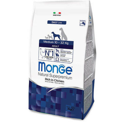 MONGE MEDIUM Adult 12 kg Natural Superpremium Dry Dog Food