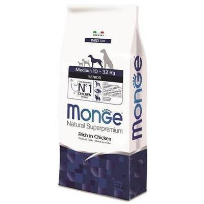 MONGE MEDIUM Senior 12 kg Dry Food for Dogs
