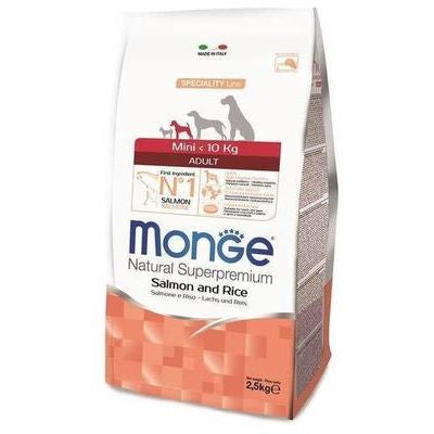 MONGE MINI Adult Salmon and Rice 7,5 kg