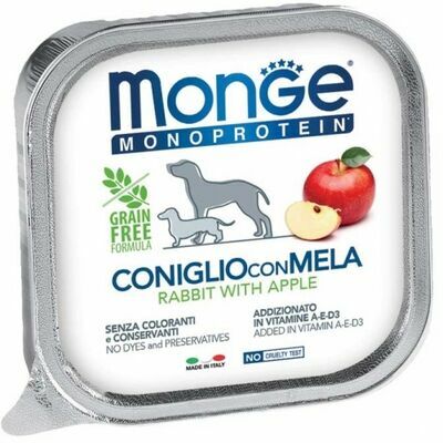 Monge Monoproteinic Fruits Pate rabbit with apple 150 g