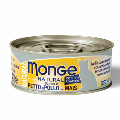 Monge Natural acqua Chicken with Corn 80 g