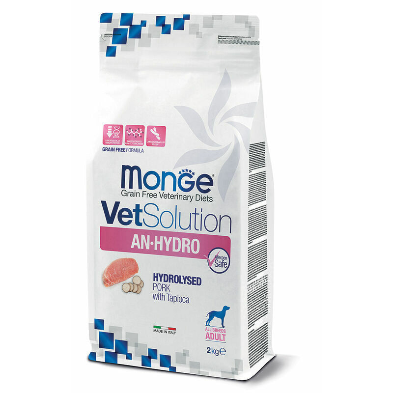 Monge VetSolution Adult An-Hydro Hydrolysed Pork with Tapioca, Dry Dog Food, 9 kg