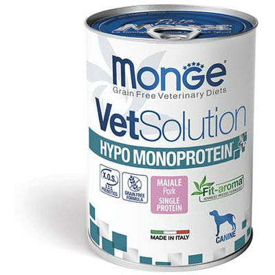 Monge VetSolution Canine Hypo Monoprotein Pork 400 g - konservi suņiem