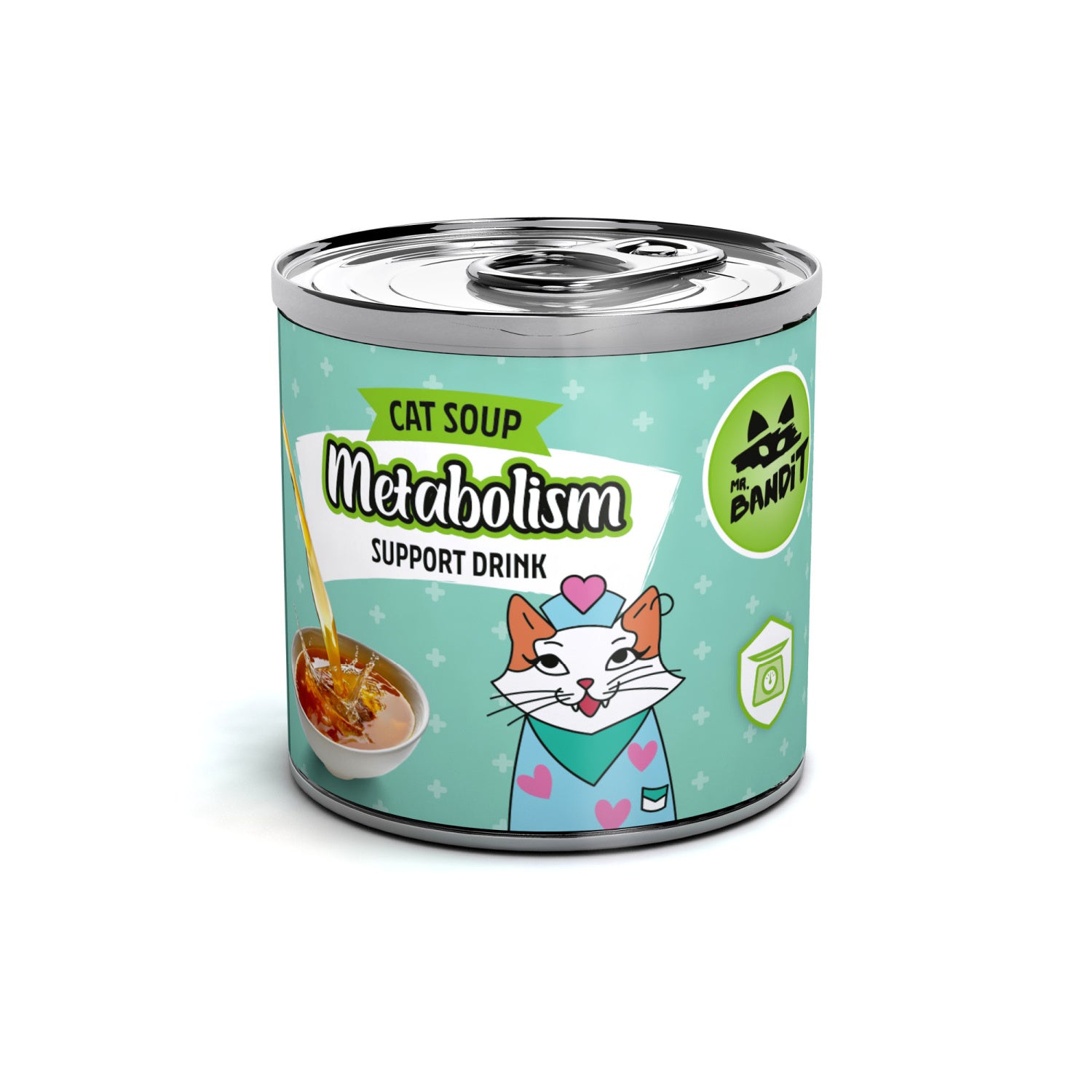 Mr. Bandit Cat Soup With Salmon, Metabolism, 95ml