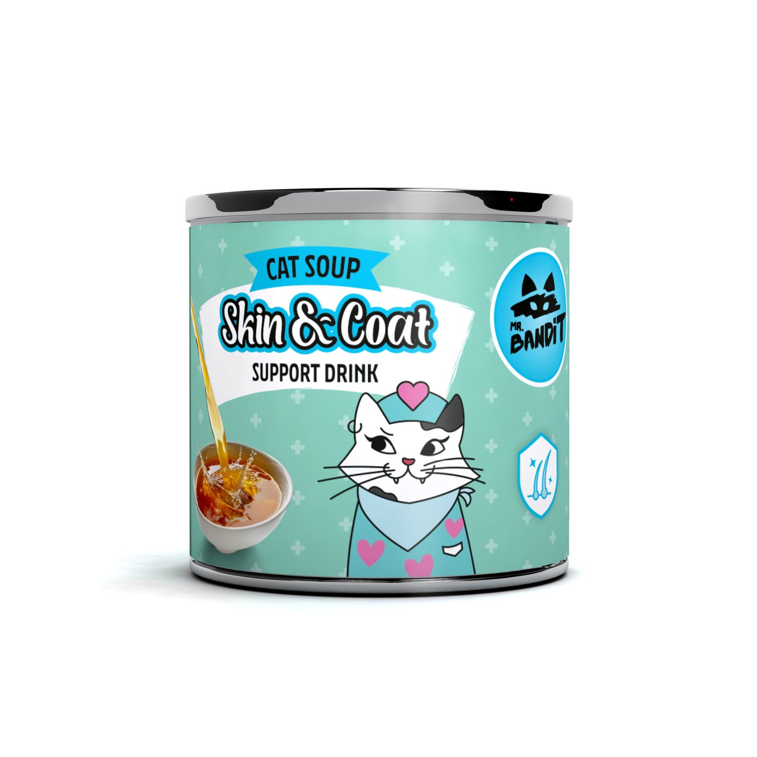 Mr. Bandit Cat Soup With Tuna, Skin and Coat, 95 ml