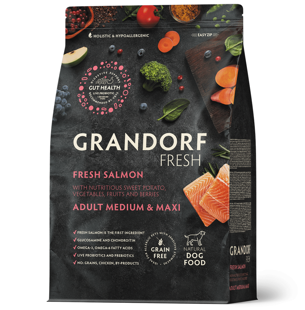 Grandorf Salmon Adult Medium & Maxi Breeds 3kg