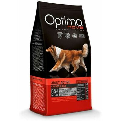 OPTIMANOVA Adult Active Chicken & Rice 12 kg