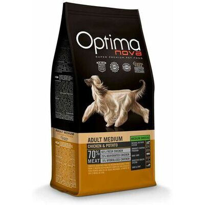 OPTIMANOVA Adult Medium GF Chicken & Potato 12 kg