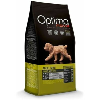 OPTIMANOVA Adult Mini Digestive GF Rabbit & Potato 8 kg