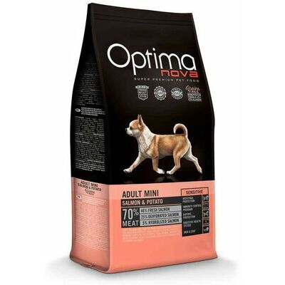 OPTIMANOVA Adult Mini Sensitive GF Salmon & Potato 800 g