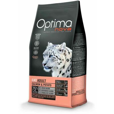 OPTIMANOVA Cat Adult GF Salmon & Potato 8 kg