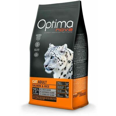 OPTIMANOVA Cat Adult Salmon & Rice 8 kg Dry Cat Food