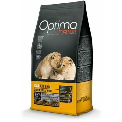 OPTIMANOVA Cat Kitten Chicken & Rice 8 kg