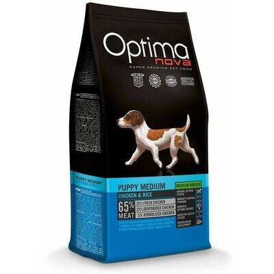 OPTIMANOVA Puppy Medium Chicken & Rice 12 kg