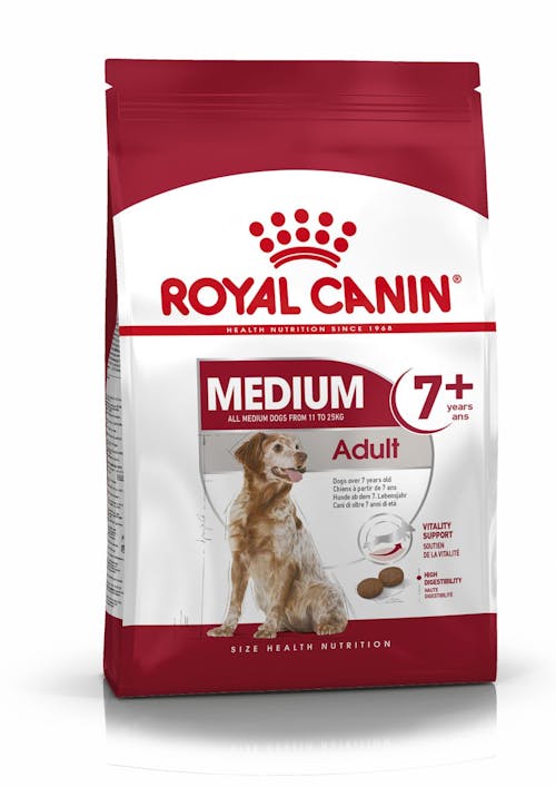 ROYAL CANIN® Medium Adult 7+ Dry Dog Food, 4kg