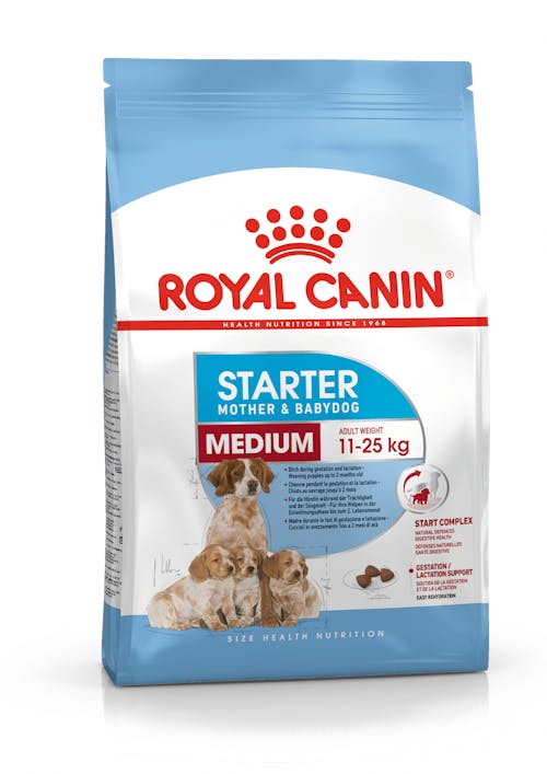 ROYAL CANIN® Medium Starter Mother&Babydog Sausā barība vidējām kucēm un kucēniem, 4kg