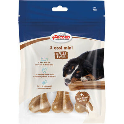 Papildbarība suņiem MINI Kauli 11 cm 3gb