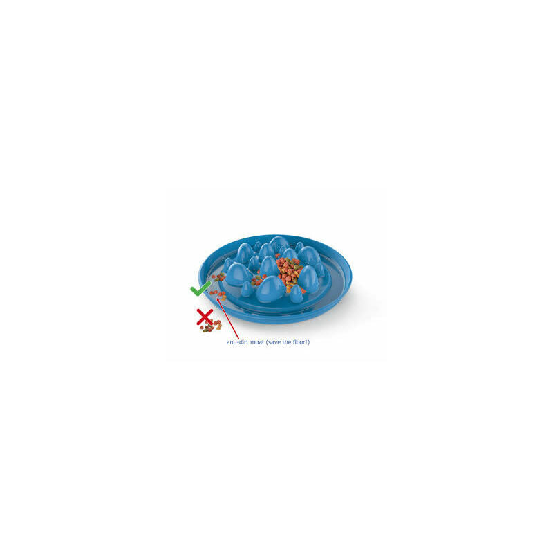 Plastic bowl Slow Food Cactus 32 x 32 x 7 h cm, non-slip