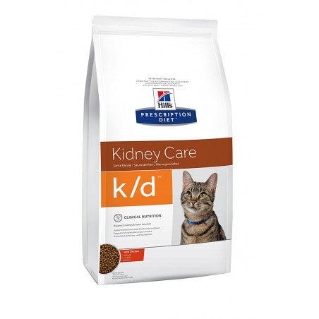 Hill's k/d Kidney Support Katzen-Trockenfutter mit Huhn, 400 g