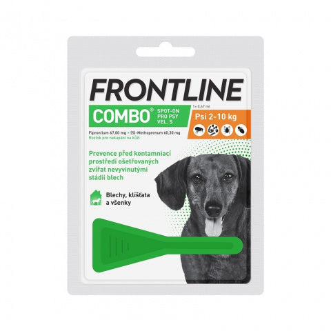 FRONTLINE COMBO HUND - Antiflögg och Antikvalster för små hundar (2-10kg) 1 Pipett