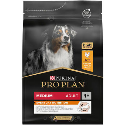 PRO PLAN® Medium Everyday Nutrition Sausā barība vidēja izmēra suņiem ar vistu, 14kg