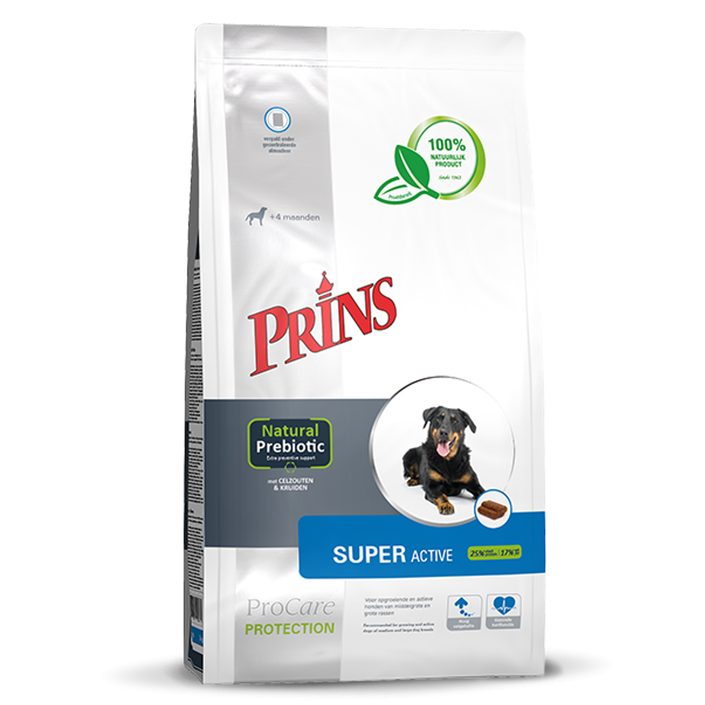 Prins ProCare Protection SUPER ACTIVE Sausā barība aktīviem suņiem ar vistu, 3kg