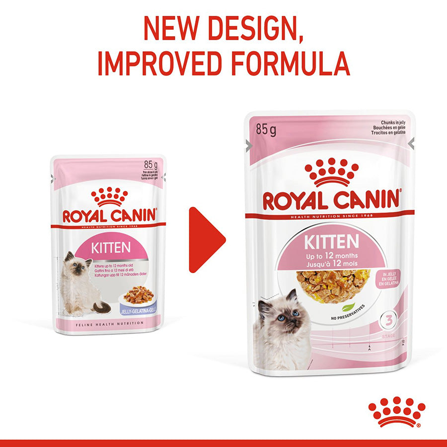 ROYAL CANIN® Kitten Jelly, Wet Cat Food, 85 g