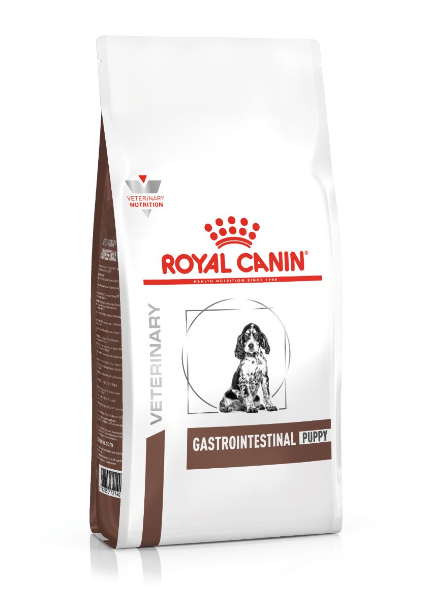 ROYAL CANIN® Veterinary Diet Gastrointestinal Puppy Sausā barība kucēniem ar mājputna gaļu gremošanas funkciju veicināšanai, 2.5kg