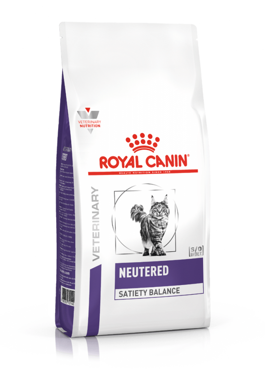 ROYAL CANIN® Veterinary Neutered Satiety Balance Cat Sausā barība kaķiem ar mājputna gaļu svara uzturēšanai, 8kg