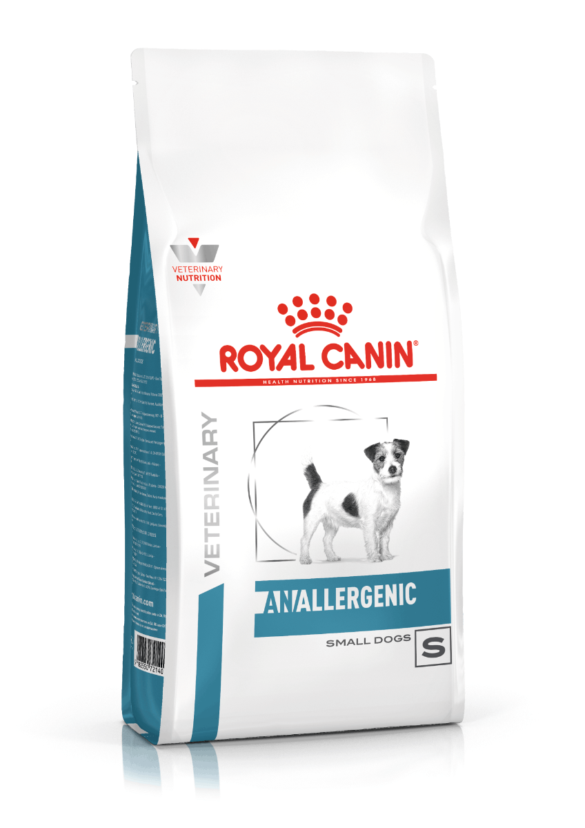 ROYAL CANIN® Veterinary Diet Canine Anallergenic Small Dog Sausā barība maziem suņiem ar zivi alerģijas gadījumā, 3kg