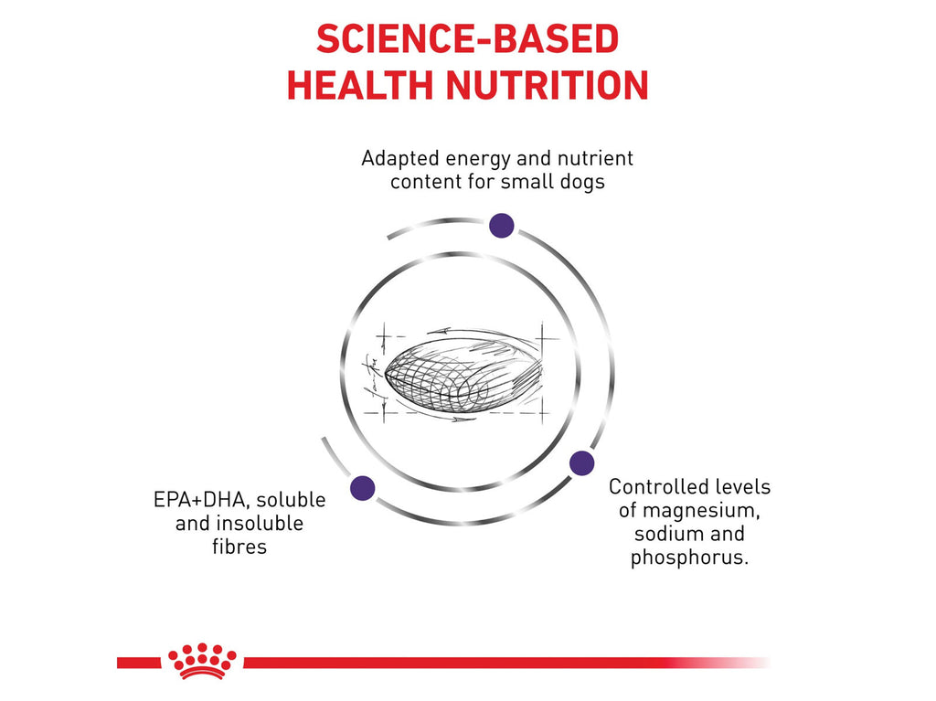 Royal Canin Adult Small Dogs Veterinary Diet Canine Dry Dog Food With Rise, 8kg