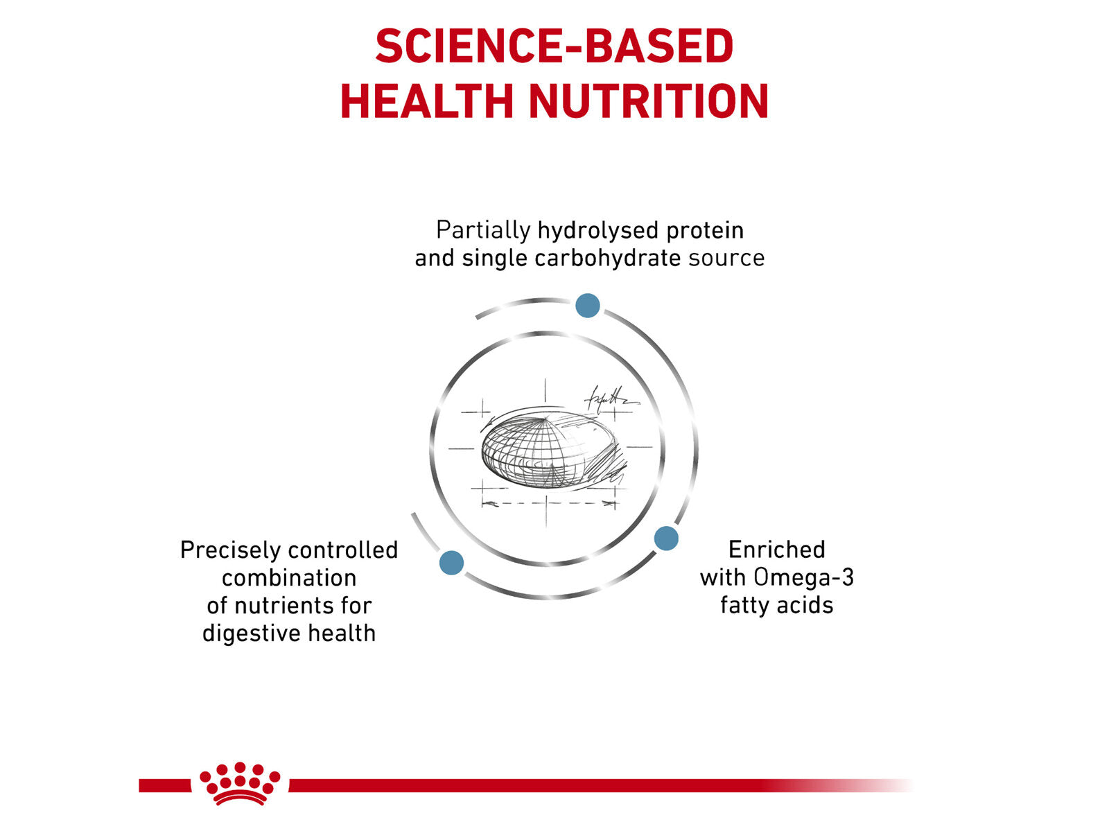 ROYAL CANIN® Veterinary Diet Canine  Hypoallergenic Dog Sausā barība suņiem ar zivi pret alerģiju, 2kg