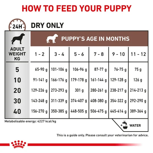 ROYAL CANIN® Veterinary Diet Gastrointestinal Puppy Dog Dry Food With Poultry, 2,5kg