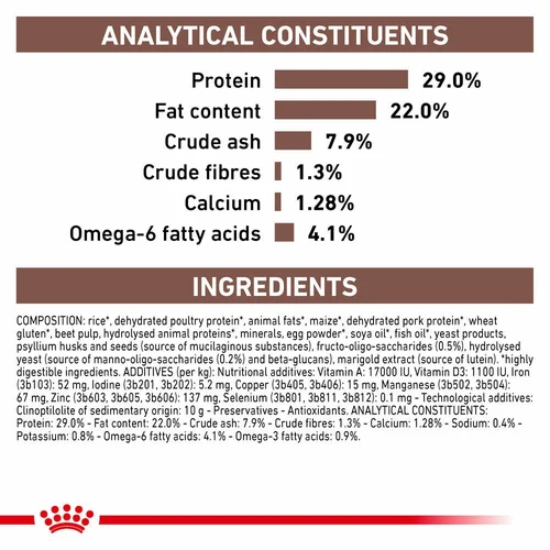 ROYAL CANIN® Veterinary Diet Gastrointestinal Puppy Sausā barība kucēniem ar mājputna gaļu gremošanas funkciju veicināšanai, 2.5kg