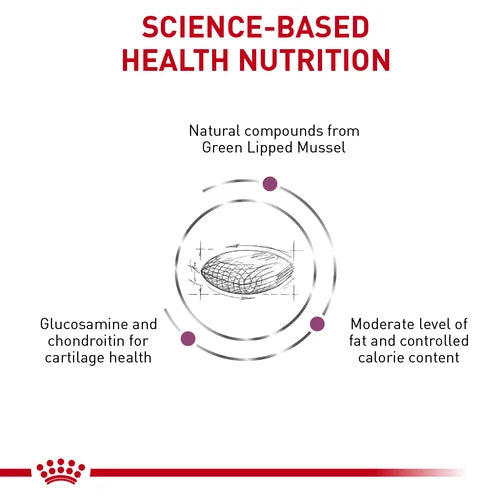 ROYAL CANIN® Veterinary Diet Mobility Support Dog Sausā barība suņiem ar mājputna gaļu locītavu atbalstam, 12kg